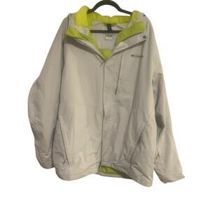 Columbia Men's Nordic Point III Interchange 1 Omni Heat Jacket XL White